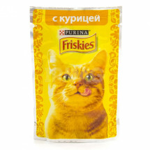 Консервы для котов Friskies с курицей, упаковка 26х85 г