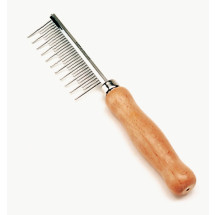 Расческа Safari Shedding Long Hair с деревянной ручкой для длинной шерсти