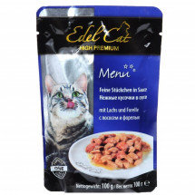 Влажный корм Edel Cat pouch лосось и форель в соусе,  для кошек 100 г