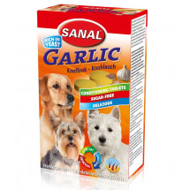 Витамины Sanal Dog Vitamins Garlic «с чесноком» для собак 100 грамм