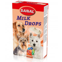 Витамины для собак Sanal Milk Drops «молочные дропсы» 