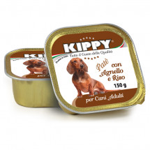 Паштет KIPPY Dog для собак с ягненком и рисом, 150г