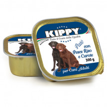 Консервы KIPPY Dog для собак с рыбой, рисом и морковью 300г