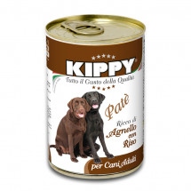 Паштет KIPPY Dog  для собак с ягненком и рисом, 400г