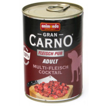 Консервы, паштет для собак Animonda Gran Carno мульти мясной коктейль, 400 гр