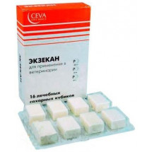 Экзекан, упаковка 16 сахарных кубиков