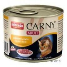Консервы Animonda Carny Adult  для взрослых кошек, курочка, утка, 200 гр