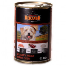 Консервы Belcando Мясо с печенью, для собак 