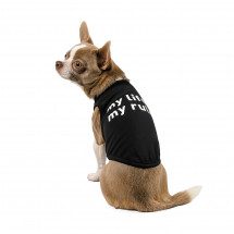 Борцовка Pet Fashion #instadog для собак черная