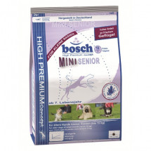 Корм Bosch Mini Senior для пожилых собак, малые породы