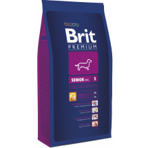 Корм сухой Brit Premium Senior S для зрелых собак, маленькие породы