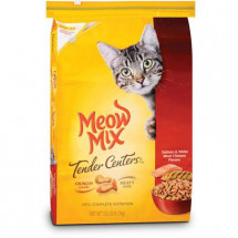 Корм Meow Mix Tender Centers, для кошек, лосось/белое мясо курицы