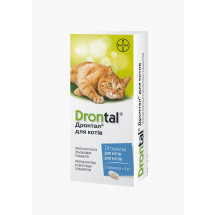 Антигельминтный препарат Bayer Drontal Дронтал для кошек (1 таблетка)