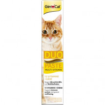 Паста мультивитаминная GimCat Multi-Vitamin Duo Paste для кошек с сыром, 50г