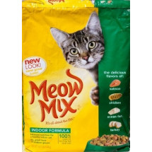 Корм Meow Mix Indoor, для кошек, 1шт