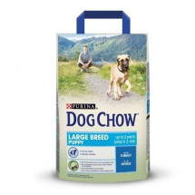 Корм для собак с индейкой Dog Chow Puppy Large Breed, 14кг