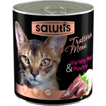 Консервы для кошек Salutis Variety Meat&Poultry, с сердцем, 360г