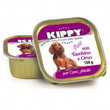 Консервы KIPPY Dog для собак с индейкой и ячменем 150г
