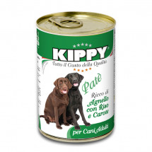 Паштет KIPPY Dog для собак с ягненком, рисом и морковью, 400г
