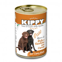 Консервы KIPPY Dog паштет с курицей, индейкой и морковью 400г