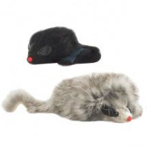 Длинношостная игрушка Pet Pro для котов Мышь, с пищалкой