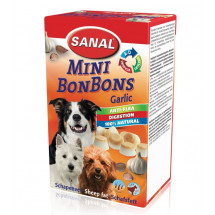 Витамины Sanal Dog Mini BonBons Garlic «с чесноком» для собак 150 грамм