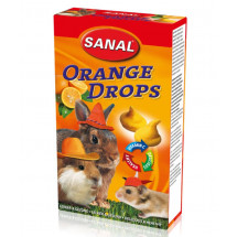Sanal Orange Drops дропсы для грызунов «апельсин» 45 грамм
