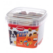 Sanal Dog Sport Mix Bones «цыпленок, говядина» лакомство для активных собак 100 грамм       