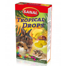 Sanal Tropical Drops дропсы для грызунов «тропические фрукты» 45 грамм