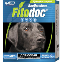 Ошейник «Fitodoc» био от блох для средних пород собак 50 см