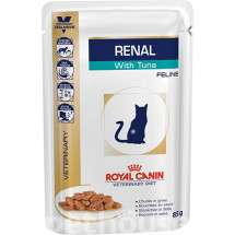Консервы Royal Canin Renal Feline Tuna, для кошек при почечных заболеваниях , упаковка 12шт.х85г