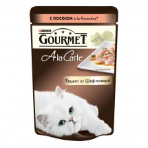 Влажный корм Gourmet A la Carte форель в подливе, для кошек, 85г