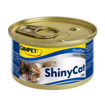 Консервы Gimpet Shiny Cat, c курицей и креветками, 70г 