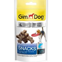 Деликатесы GimDog Sport Snacks, для энергичных собак, с сайдой 60г 