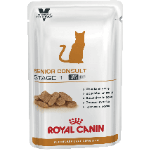 Консервы Royal Canin Senior Consult Stage 1 WET, для кошек старше 7 лет, упаковка 12шт х100г