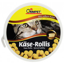 Шарики сырные Gimpet Kase-Rollis с биотином, для кошек, 40г 