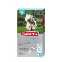 Капли Bayer Advantix инсектицидные для собак весом 4-10 кг, пипетка 1мл