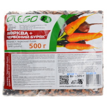 Свекольно-морковные  чипсы Olego кормовая  смесь для собак