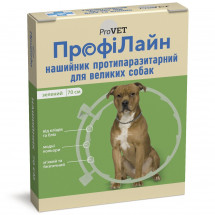 Ошейник для крупных собак ProVET ПрофиЛайн зеленый 70 см