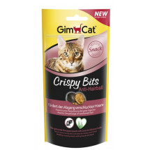 Лакомство для кошек Gimcat Crispy bits Antihairball, 40г