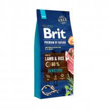 Корм Brit Premium Dog Sensitive Lamb & Rice с ягненком и рисом для собак всех пород
