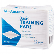 Пеленки All Absorb Basic Training Pads  для собак 71х86 см, 40 штук