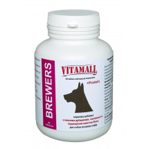 Пищевая добавка Vitamall Brewers с дрожжами и чесноком для собак крупных пород, 90 табл