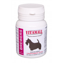 Пищевая добавка Vitamall Brewers с дрожжами и чесноком для собак средних пород, 70 табл