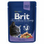 Консервы с треской Brit Premium Cat Pouch  для кошек, 100г фото