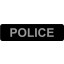 Сменная надпись "POLICE" Collar Dog Extremе для шлеи POLICE фото