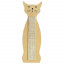 Настенная когтеточка для кошек в форме кота Karlie-Flamingo Scraching sisal shape, 59*21 см фото
