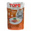 Консервы для кошек TOMi, индейка в шпинатном желе, пауч, 0.1кг фото