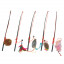 Fishing-rod удочка дразнилка со зверьком игрушка для котов Karlie-Flamingo , 5*60 см фото