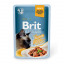 Консервы филе тунца в соусе Brit Premium Cat pouch для кошек, 85 г фото